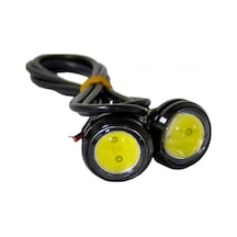 Carub Led Lamba Ayna Altı Kartal Göz 12v 23 Mm Buz Mavi 2 Li Br4621024