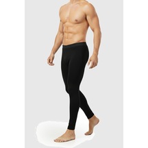 Deepsea Unisex Siyah Dar Kesim Termal Performans Taytı Soğuk Havalar & Spor Kullanımı 2607073 Siyah