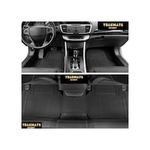 Trakmats Kyb33553 2006 Universal Oto Paspas Her Araca Esnek Yumuşak Desenli Siyah Renault Symbol İle Uyumlu Açık Bej