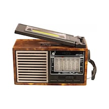 Kts 1470 Güneş Enerjili Işıldaklı Şarjlı Nostalji Radyo