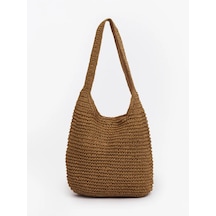 Zolla Kadın Örgü Alışveriş Çantası 414539958 Bej