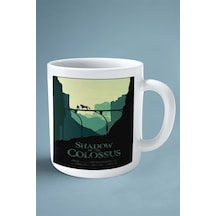 Shadow Of The Colossus Oyun Baskılı Kupa Bardak Çift Taraflı Kişiye Özel Model 5 Çok Renkli