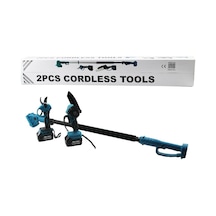 Bn-5 Cordless Tools Ltj-6a Zz-01 2 Pcs Set 6" Budama Dal Kesme Testere Şarjlı-yağsız - Zincirli