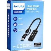 Philips Swr1650f/93 Hdmı To Usb-c / Usb 2.0 Full Hd Görüntü Yakalama Kartı Video Capture Card