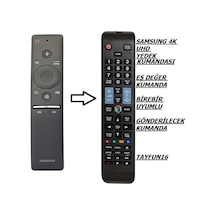 Samsung Uyumlu Ue65Ku7500Uxtk Akıllı Mauseli Kumanda - Yedek Kumandası