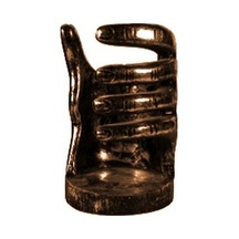 C 0031 El Dekoratif Şişelik - Bronz