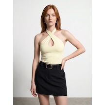DİLVİN 21267 Halter Top-açık Sarı