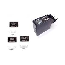Apple Uyumlu MacBook Pro A1989 2018 Notebook Adaptör - Şarj Cihazı / Retro - 2-in-1 Usb Ve Usb-c