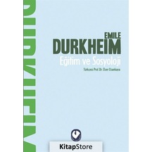 Eğitim ve Sosyoloji / Emile Durkheim N11.7027