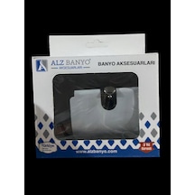 Alz Asos Kapaklı Kağıtlık Krom