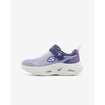 Skechers Sola Glow 2.0 Büyük Kız Çocuk Mavi Işıklı Spor Ayakkabı 303729l Nvpk Mavi