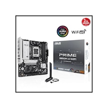 Asus Prıme B850m-a Wıfı, 4xddr5, 3xm.2, 2xdp, Hdmı, Type-c, Wi-fi 6, Bluetooth 5.3, Am5 Soket Anakar