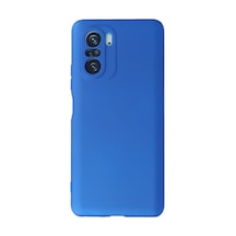 Poco F3 Kılıf First Silikon - Mavi İtdark31728