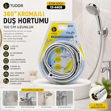 360 - Metal Duş Hortumu 150cm Vakumlu Ambalaj Bx40