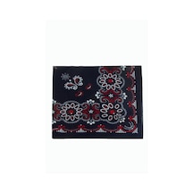 Zero Land Çiçek - 865 - Desenli Bandana - Ilkestor - 50x50 Lacivert