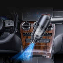 Kablosuz Şarjlı Araba Elektrikli Süpürgesi Mini El Tipi Yüksek Güçlü Islak Ve Kuru Elektrikli Süpürge, Renk: Siyah + 2 Filtre