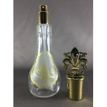 1 Adet 120 Ml Ottoman Dezenfektan Kolonya Ve Hediyelik Boş Sprey Başlıklı Cam Şişe 0000 Parlak Vernik