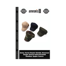 Armoris Delux Serisi Başlık Günlük Aksesuar Single Sword Askeri&taktik Outdoor Şapka Castro Yeşil