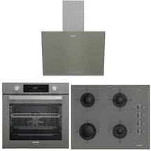Arçelik AFC 340 G - OCD T 651 EG - ADE 606-2 G Gri Ankastre Set