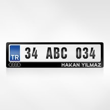 Kişiye Özel Isimli Audi Logolu Plakalık 264845212