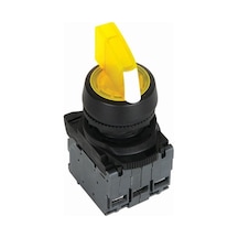 Isp-Ak135M5 220V Sarı Işıklı Mandal Buton 1-0-2