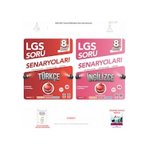 Nartest 8. Sınıf Lgs Soru Senaryoları Türkçe İngilizce 2 Kitap Seti