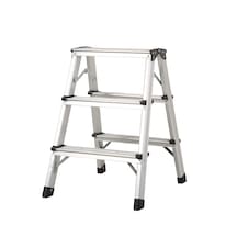Asil 3+3 Basamaklı Çift Taraflı Çift Çıkışlı Alüminyum Katlanır Merdiven 150 Kg Kapasiteli Kaymaz Taban 1 Adet Asil 3+3 Basamaklı Çift Taraflı Çift Çıkışlı Alüminyum Katlanır Merdiven 150 Kg Kapasiteli Kaymaz Taban 1 Adet