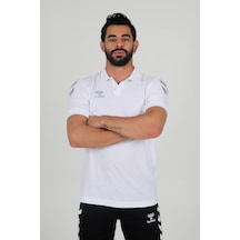 Hummel Armin Pamuklu Polo Yaka Tişört Beyaz