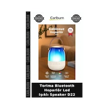 Delux Serisi Torima Bluetooth Hoparlör Led Işıklı Speaker D22 Müzik Konser Gece Lambası