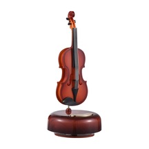 Keman Müzik Kutusu Klasik Kurmalı Müzik Kutusu Dönen Müzik Kutusu Dönen Taban Yaylı Müzikal Keman