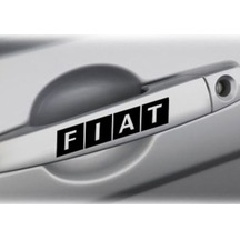 Oto Sticker Fiat Kapı Kolu Ve Jant Sticker 8 Adet