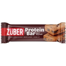 Züber Kakao Parçacıklı Protein Barı - 12 Adet x 35 G