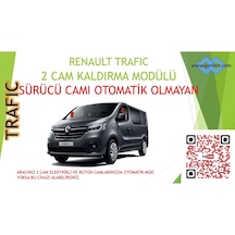 Renault Trafic 2 Li Ca Sürücü Camı Otoamtik Olmayan