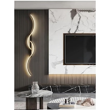 Locka/aplik / 110x24 Cm / 3 Renk Işık/antrasit Gövde Antrasit Gri