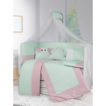 Aras Bebe Joli Uyku Seti 60x120 CM - Yeşil