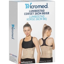 Wicromed Korse Lumbostad 26cm Bej Xxxl