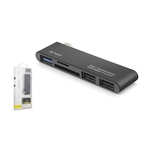 Type-c Hub Usb 3.0 Usb 2.0 Sd Tf Kart Okuyucu 5 Port Tu251 Evimdeyokyok
