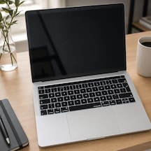 Macbook Pro Touch Bar Türkçe Q Klavye Koruyucu Silikon Keyboard Cover 13-15 İnç Uyumlu A1706 A1989 A2159 A1707 A1990 Uk Iso Ters L Enter Siyah
