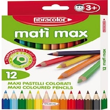 Fibracolor Mati Max Kalın Kuru Boya 12  Renk