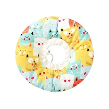 Kedi Su Geçirmez Yumuşak Tasma, Ameliyat Sonrası Kedi Ve Köpek Koruma Tasması Sarı Kedi-l Beden