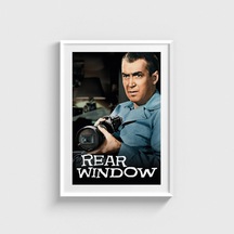 Rear Window 1954 Film Posteri Tablo Çerçeveli Poster Duvar Dekorasyonu Beyaz Çerçeveli Tablo Beyaz Çerçeveli Tablo Dn11d334beyaz