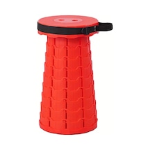 Ultimate Teleskopik Katlanır Sandalye - Ayarlanabilir, Dayanıklı Ve Taşınabilir Red İspanya Kırmızı