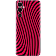Tecno Pova 4 Pro Kılıf Silikon Desen Özel Seri Black Pink 1671