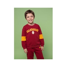 Lc Waikiki Alıta Cıty Farkıyla Lcw Kids Kırmızı 3 İplik Şardonlu Baskılı Loose & Bol Erkek Çocuk Sweatshirt Kirmizi - 924122488 Kirmizi