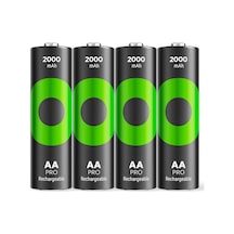 Batteries Recyko Pro Aa Kalem Ni-mh Şarjlı Pil, 1.2 Volt, 4'lü Kart