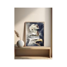 Poster Ricardo Quaresma Doğal Ahşap Çerçeveli Tek Parça Dekoratif Tablo Çok Renkli - 867728741 Çok Renkli
