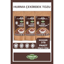 Hurma Aşkı Hurma Çekirdeği Tozu 500grx3 1500gr
