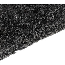 Kıvırcık Halı Paspas 14 Mm Renk Siyah 1,20 X 6 Metre Su Emici İş Çok Renkli
