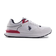 U.s. Polo Assn. Martin 4fx Erkek Beyaz-lacivert-kırmızı Sneaker Ayakkabı-beyaz Beyaz