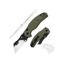 Kizer Kamp Sheepdog Utility Knives Button Liner Lock C01c Uti 1 5cr15mov Kizerv 3488.29jsa2 Kum